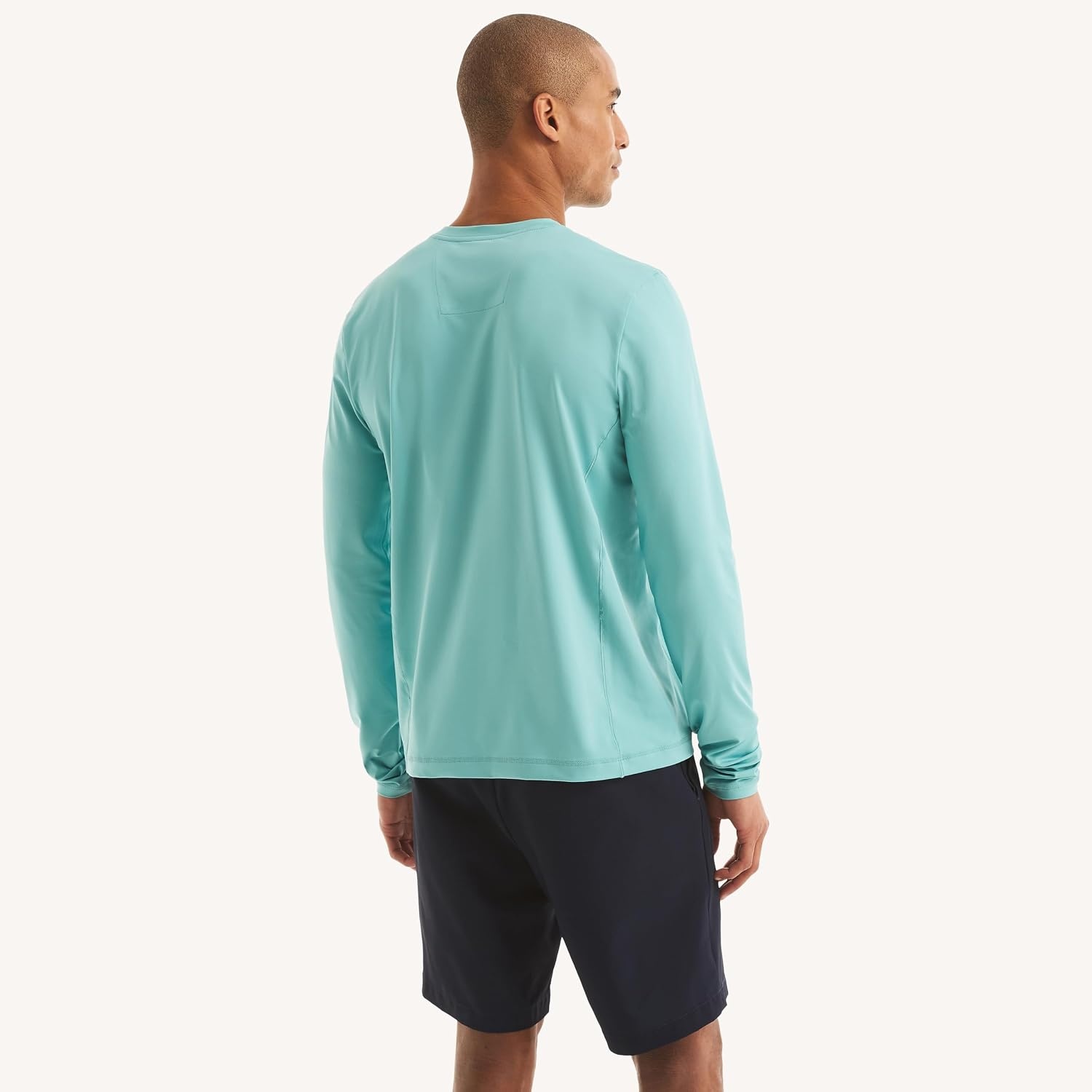 image:imageNautica Mens Long Sleeve Swim TopAqua Wave