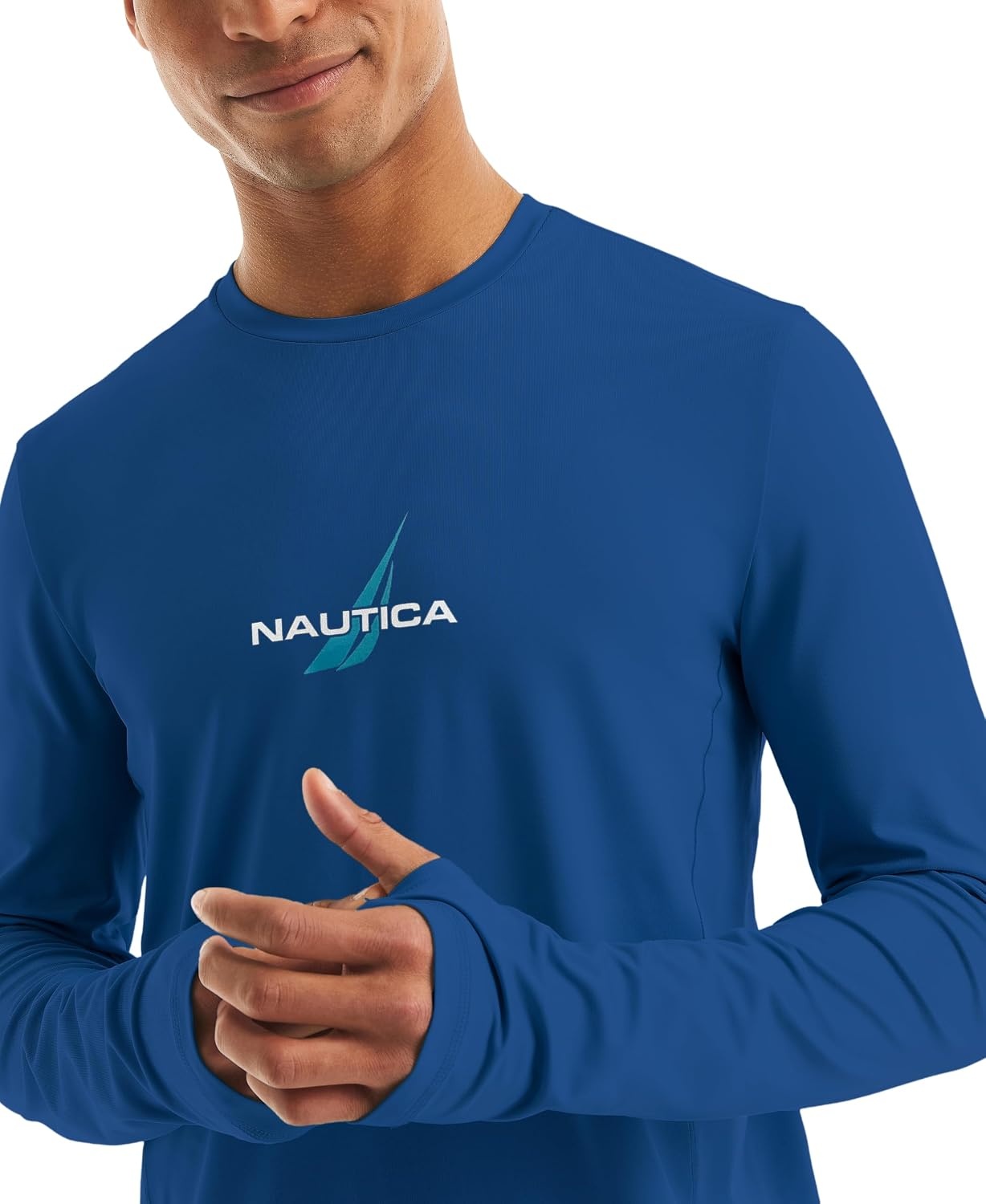 image:imageNautica Mens Long Sleeve Swim TopLimoges