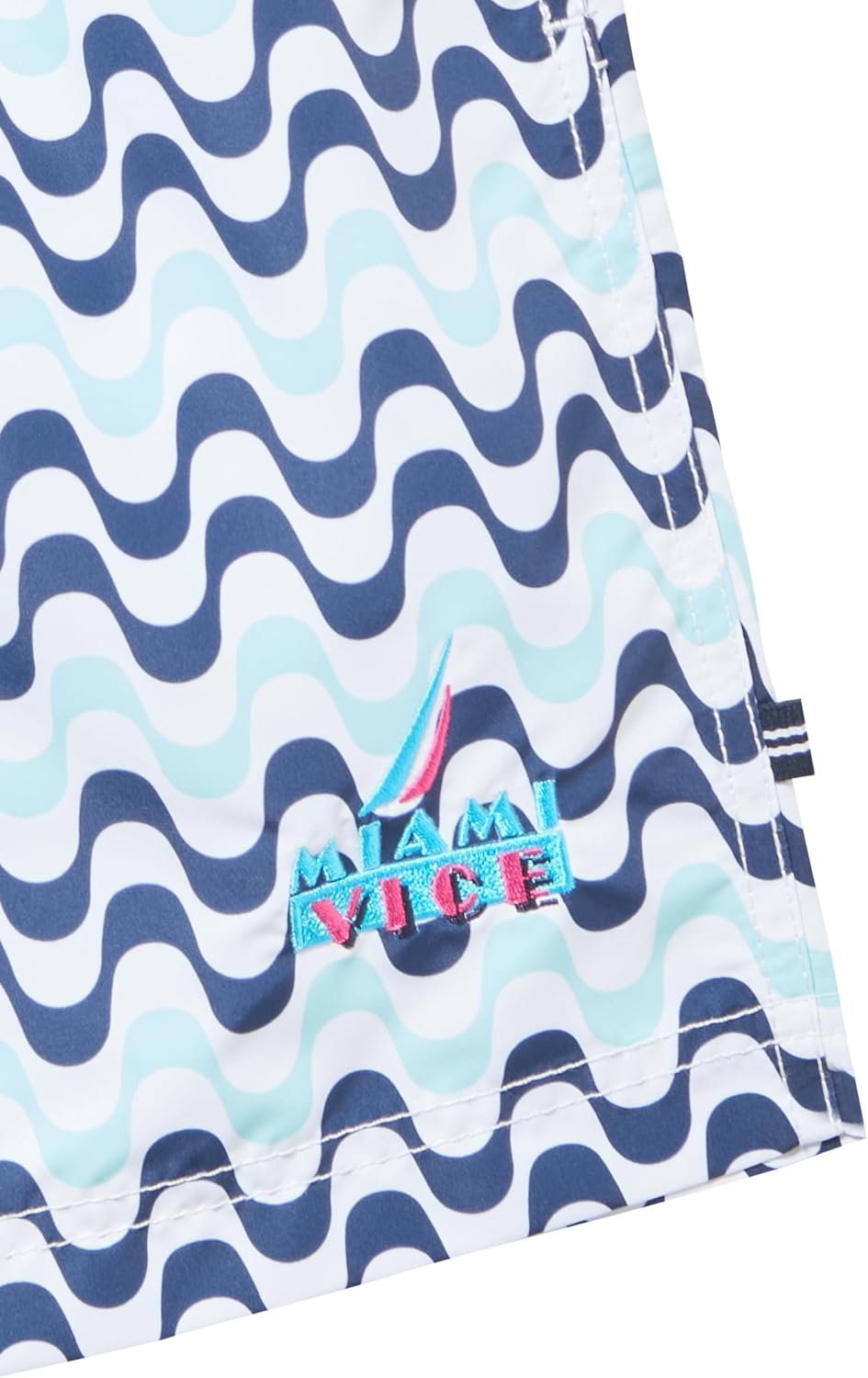 image:imageNautica Mens Miami Vice X Nautica Sustainably Crafted 5 Printed SwimBright White