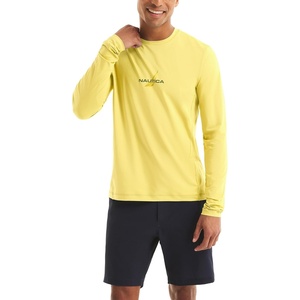 Nautica Men’s Long Sleeve Swim Top(Lemonade)