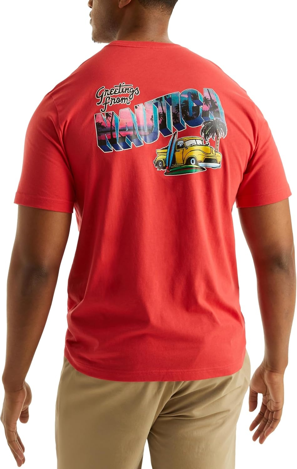 image:imageNautica Mens Big amp Tall Beach Vibe Graphic TShirtNew Rose Coral
