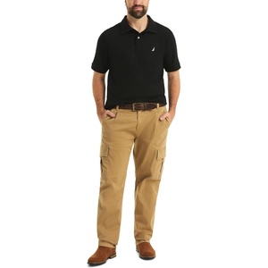 Nautica Men’s Performance Pique Polo Shirt(New True Black)