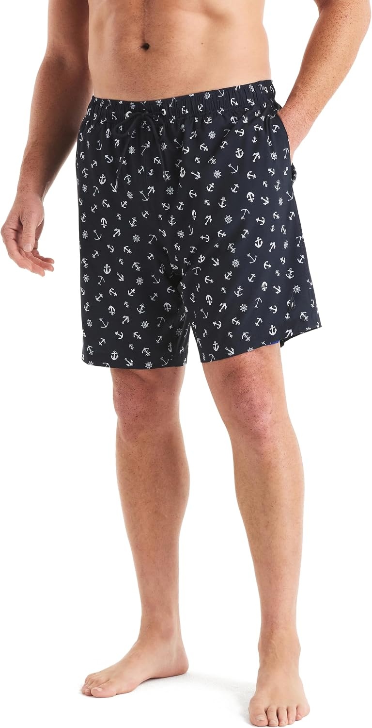 image:imageNautica Mens Big amp Tall Printed QuickDry SwimBlue