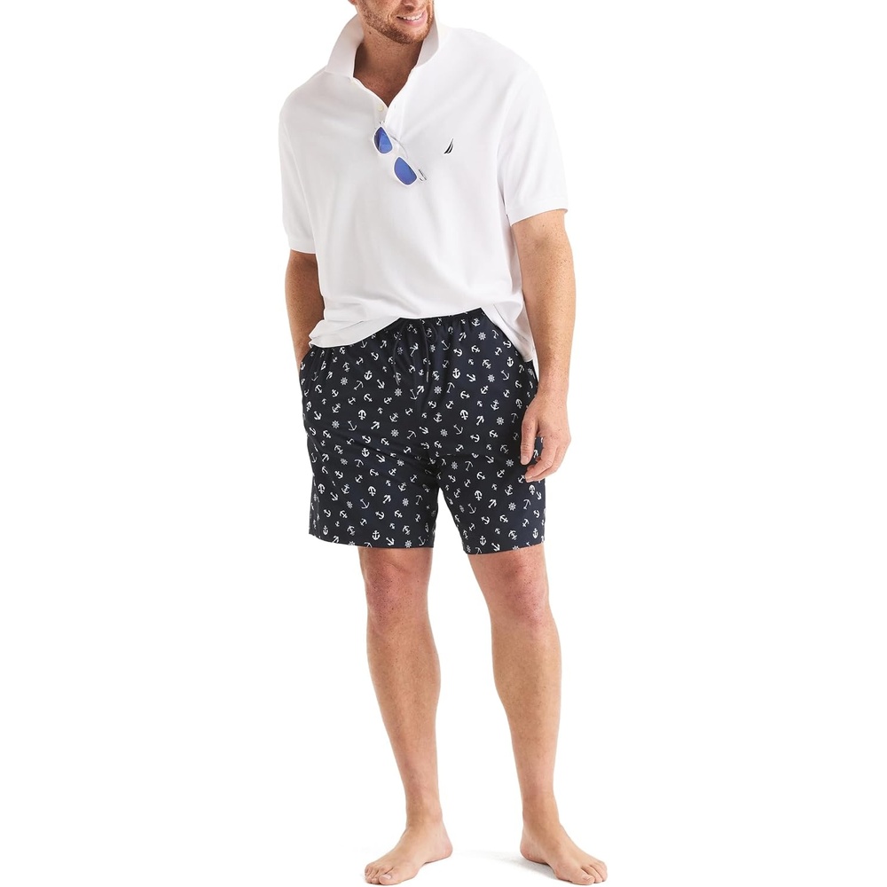 image:imageNautica Mens Big amp Tall Printed QuickDry SwimBlue