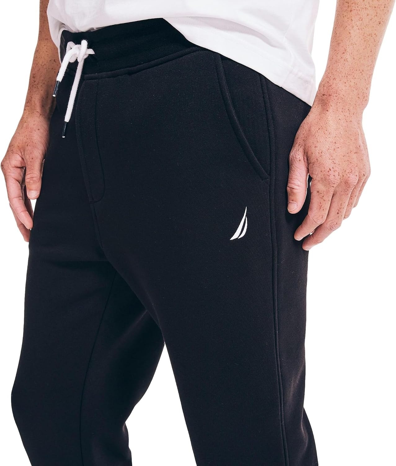 image:imageNautica Mens Anchor Fleece Basic JoggersBlack