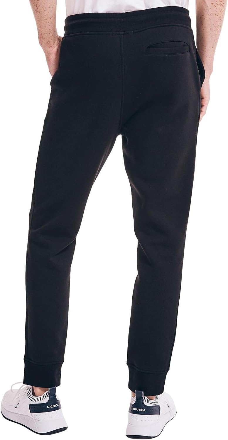 image:imageNautica Mens Anchor Fleece Basic JoggersBlack