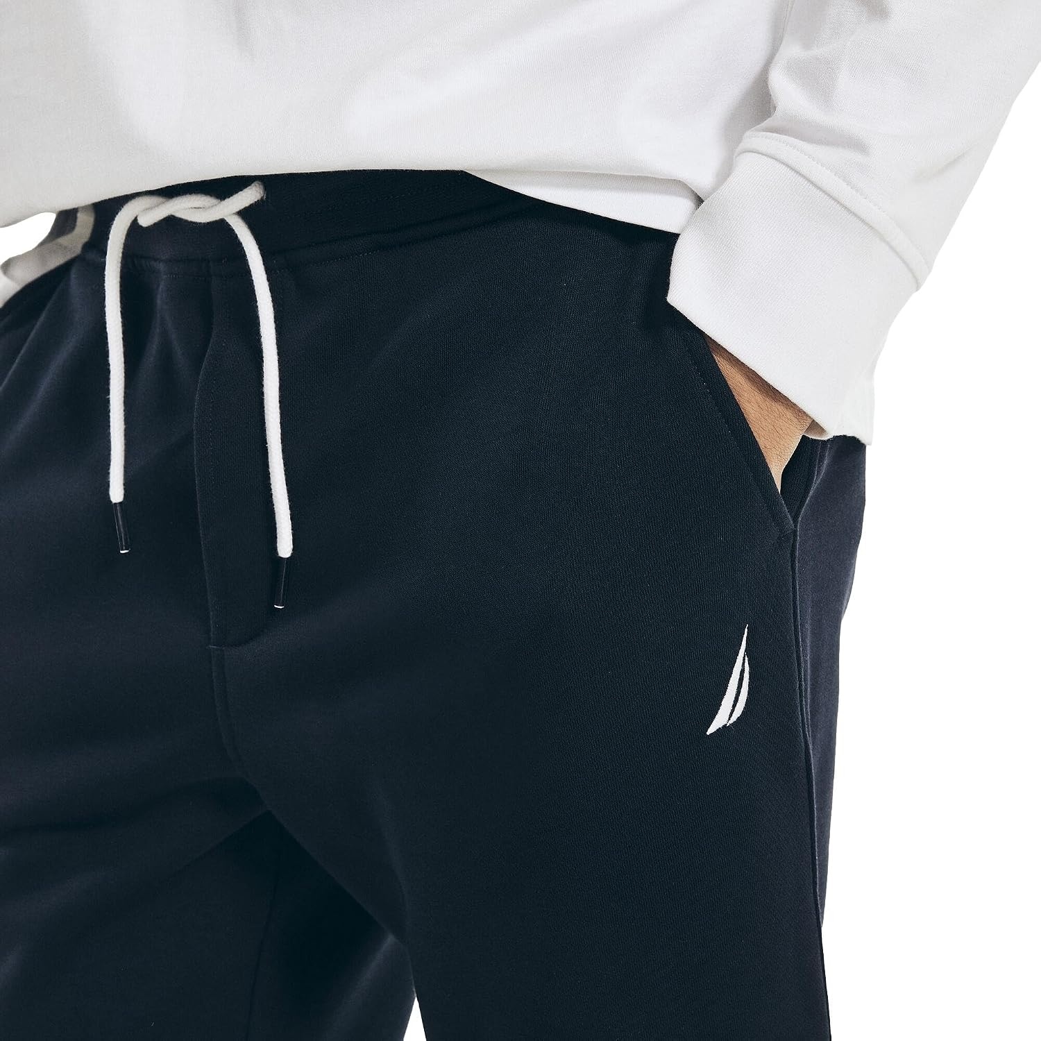 image:imageNautica Mens Anchor Fleece Basic JoggersDesert Sky Navy