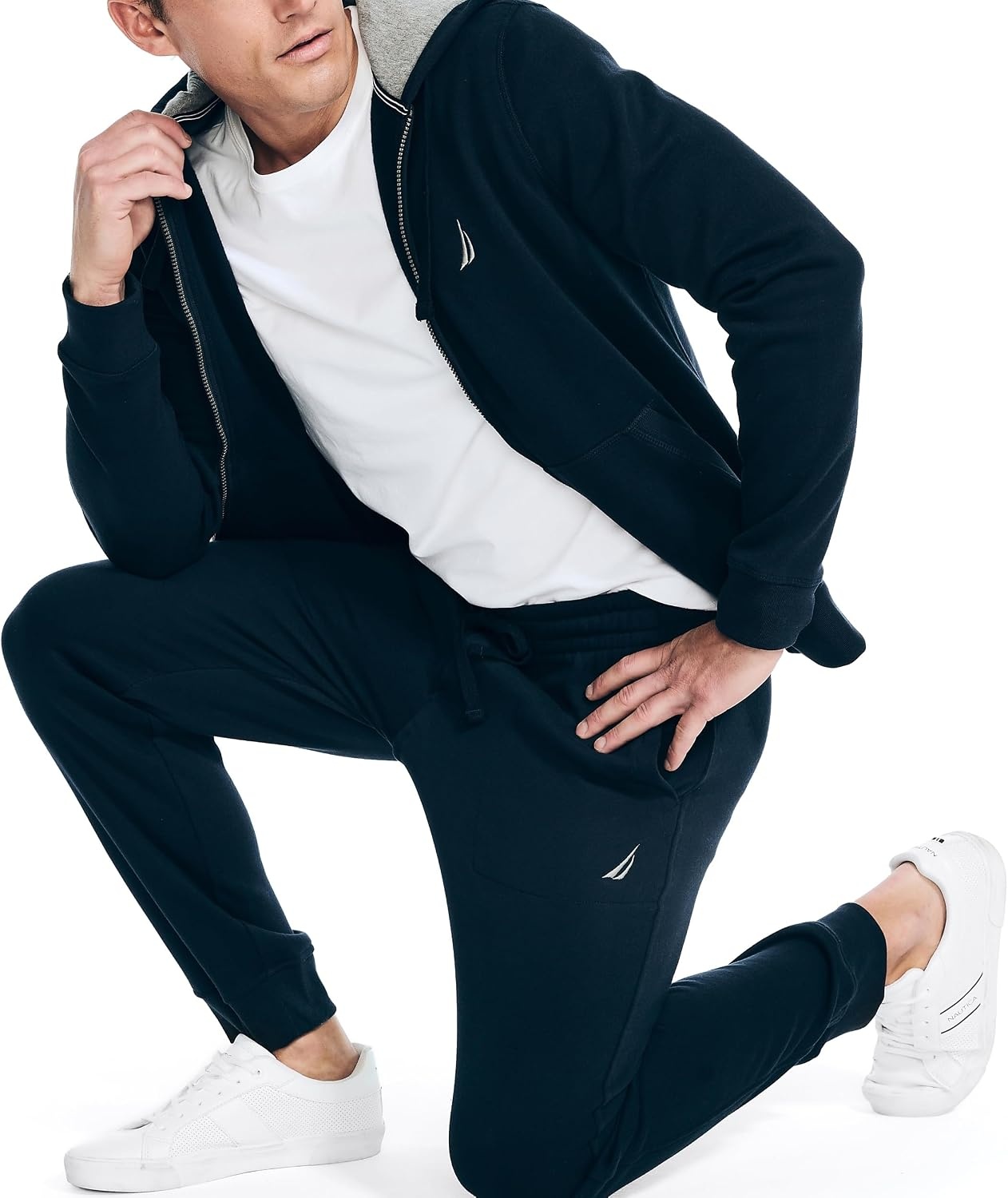 image:imageNautica Mens Anchor Fleece Basic JoggersTrue Navy