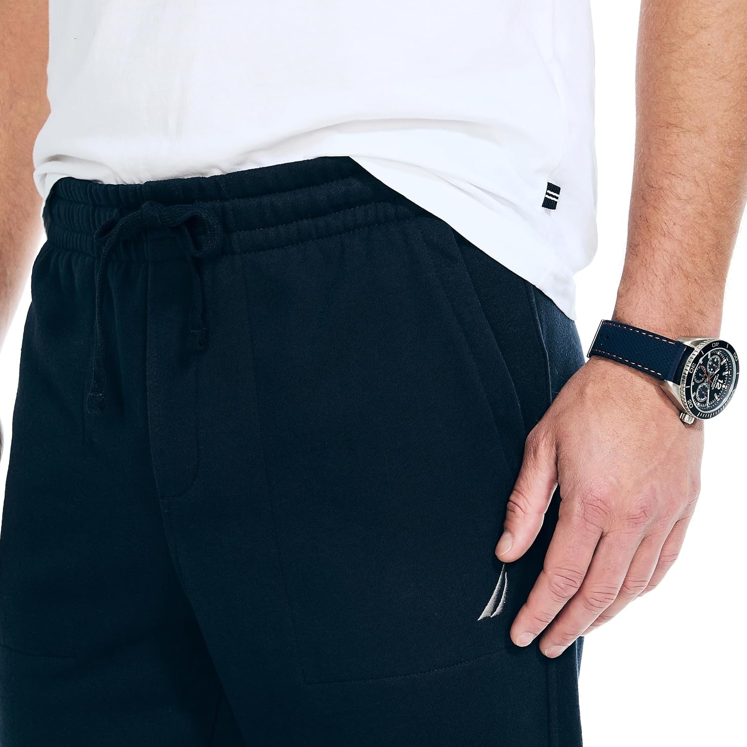 image:imageNautica Mens Anchor Fleece Basic JoggersTrue Navy