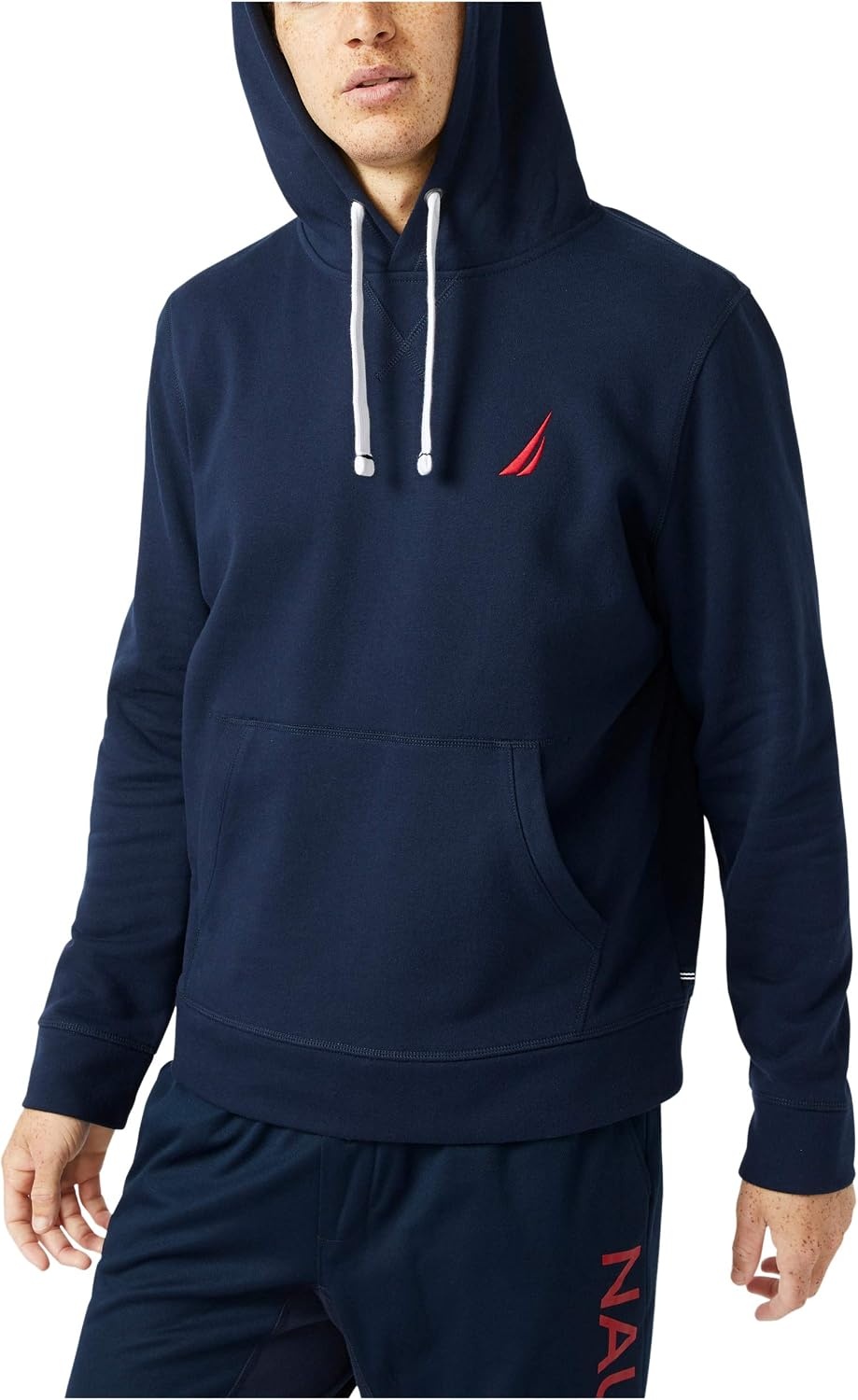 image:imageNautica Mens Mens Jclass Logo Fleece HoodieNavy