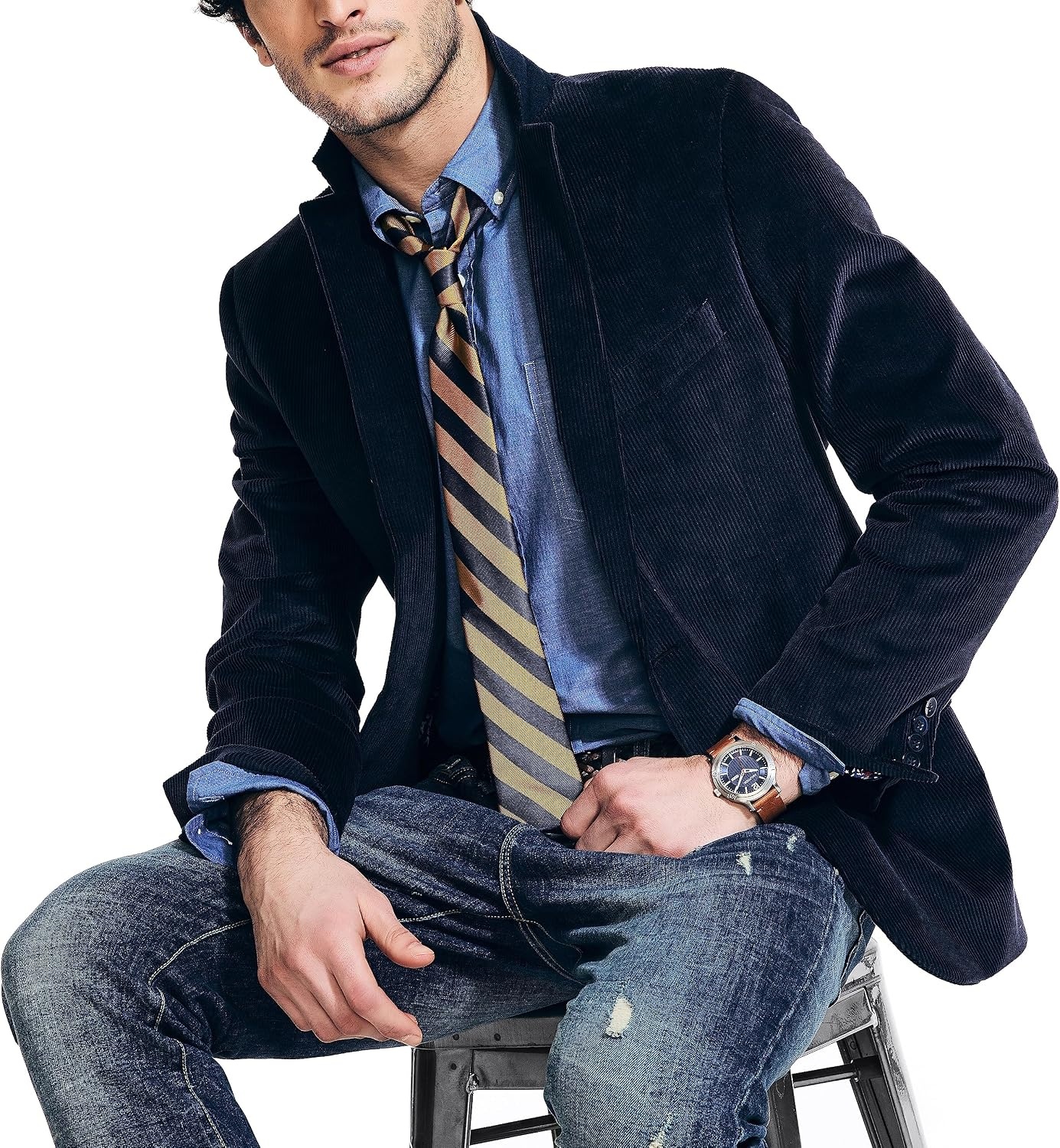 image:imageNautica Mens Nautica Corduroy BlazerNavy