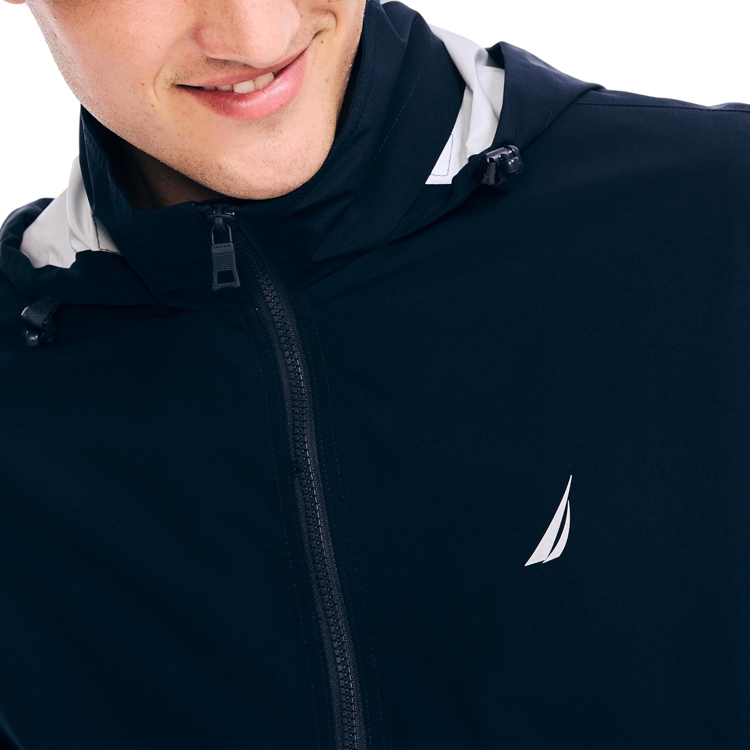 image:imageNautica Mens Nautica Rainbreaker Bomber JacketNavy