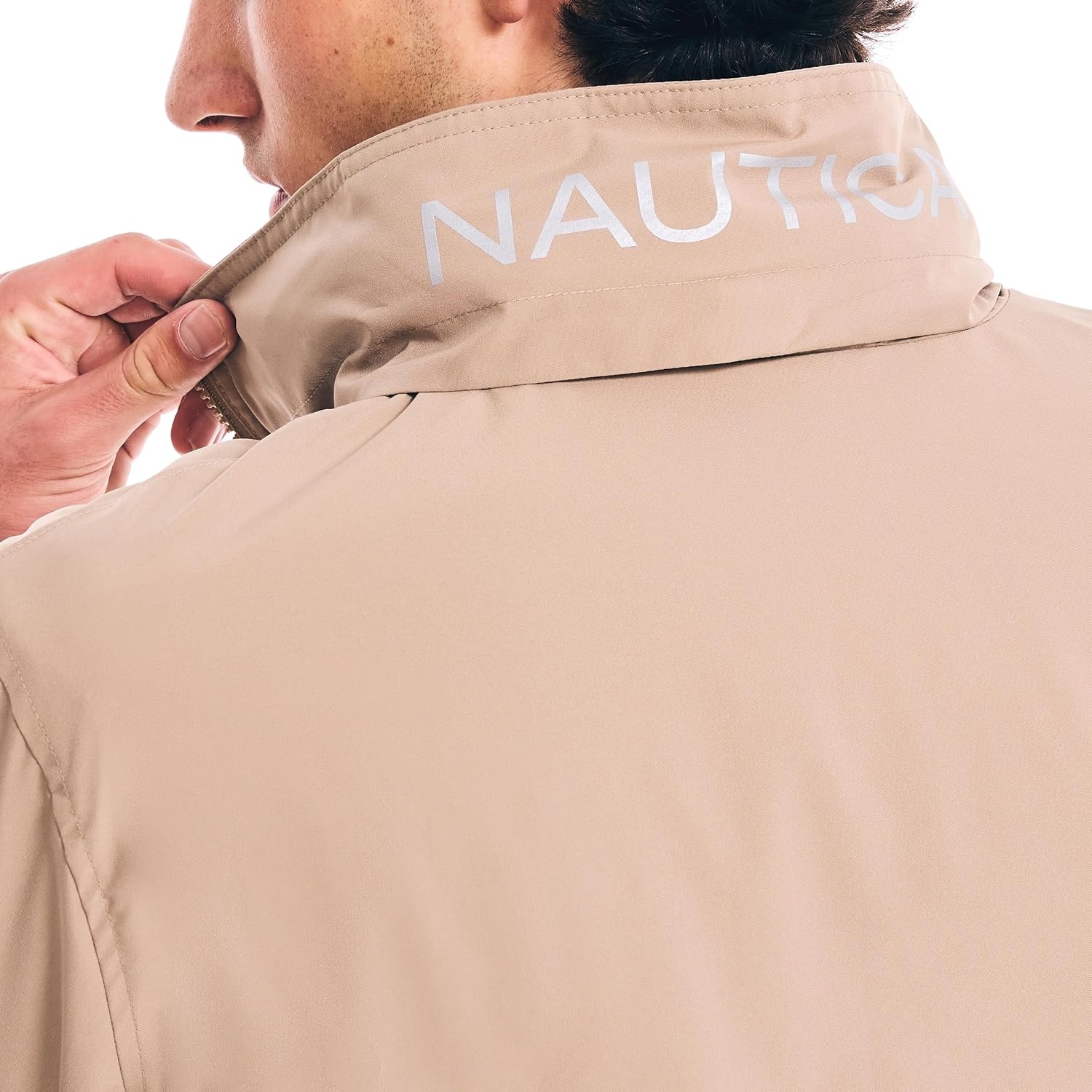 image:imageNautica Mens Nautica Rainbreaker Bomber JacketTrue Khaki