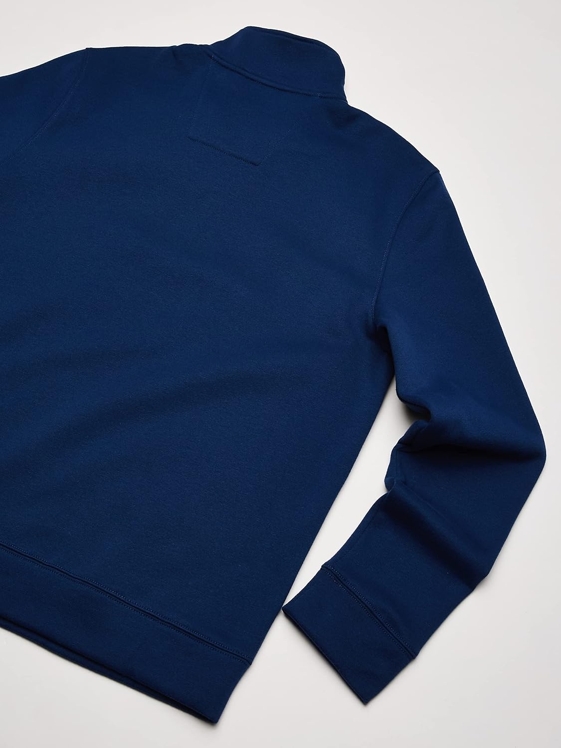image:imageNautica Mens Solid 14 Zip Fleece SweatshirtEstate Blue