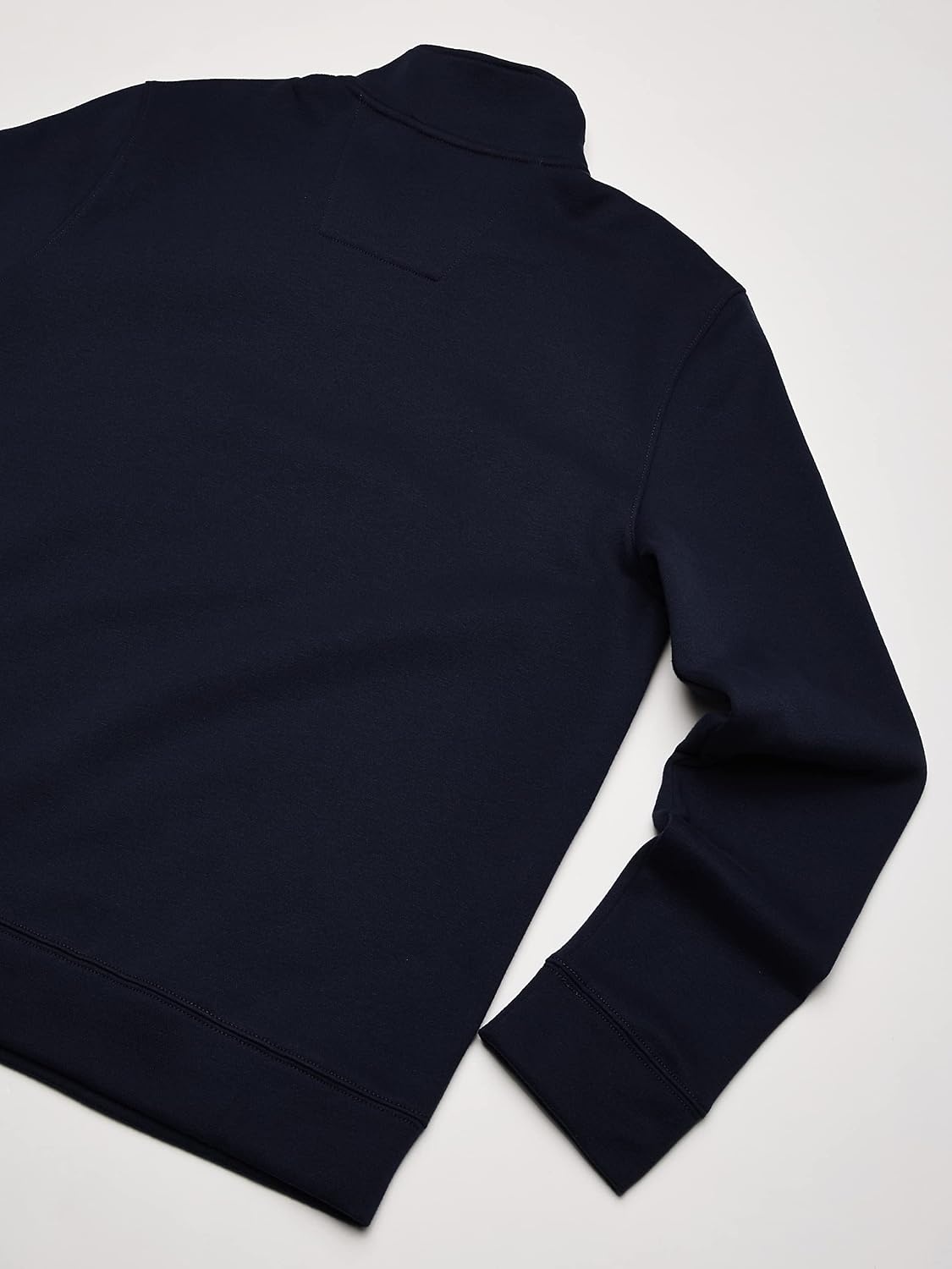 image:imageNautica Mens Solid 14 Zip Fleece SweatshirtNavy