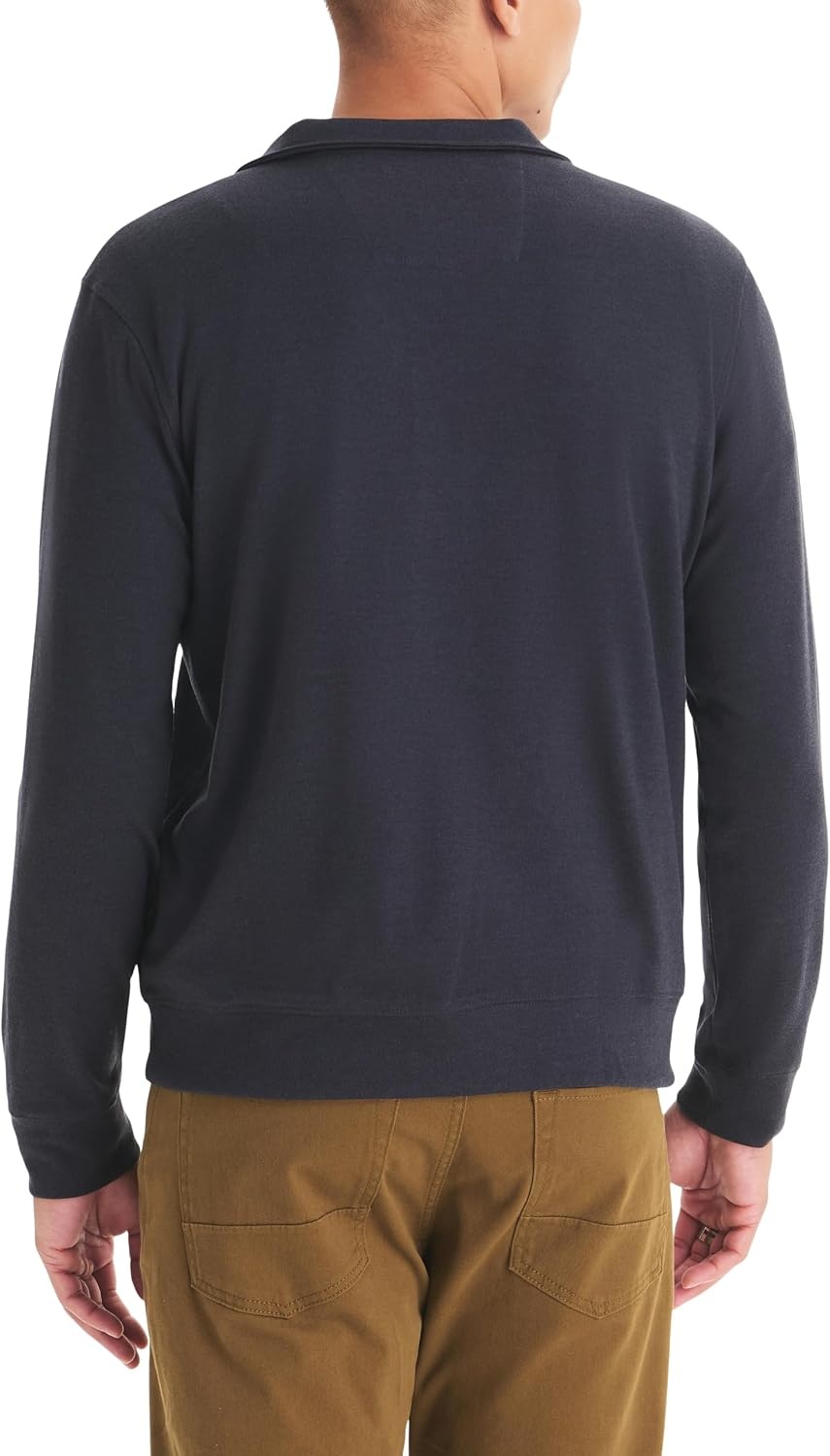 image:imageNautica Mens Twill Doubleknit Active TopTrue Black