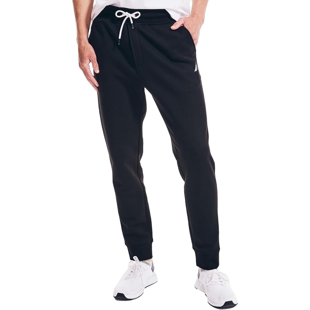 image:imageNautica Mens Anchor Fleece Basic JoggersBlack