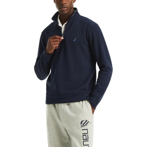 Nautica Men’s Faux-raglan Fleece Sweatshirt(Navy Seas)