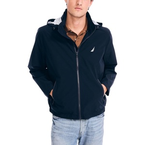 Nautica Men’s Nautica Rainbreaker Bomber Jacket(Navy)