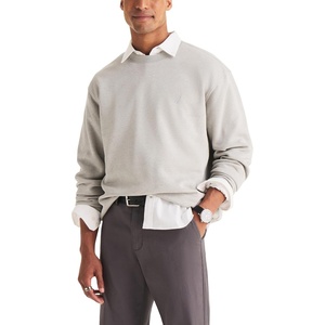 Nautica Men’s Relaxed-fit Crewneck Sweatshirt(Grey Heather)