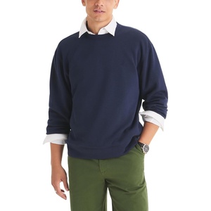 Nautica Men’s Relaxed-fit Crewneck Sweatshirt(Navy Seas)