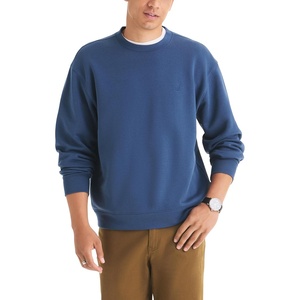 Nautica Men’s Relaxed-fit Crewneck Sweatshirt(Workshirt Blue)