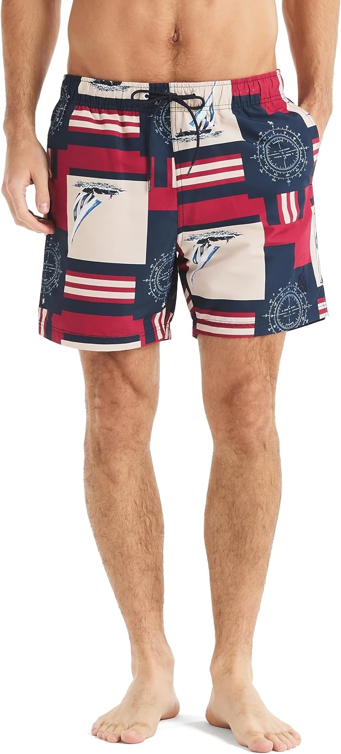 image:imageNautica Mens 6 Full Elastic Sleep ShortsNavy