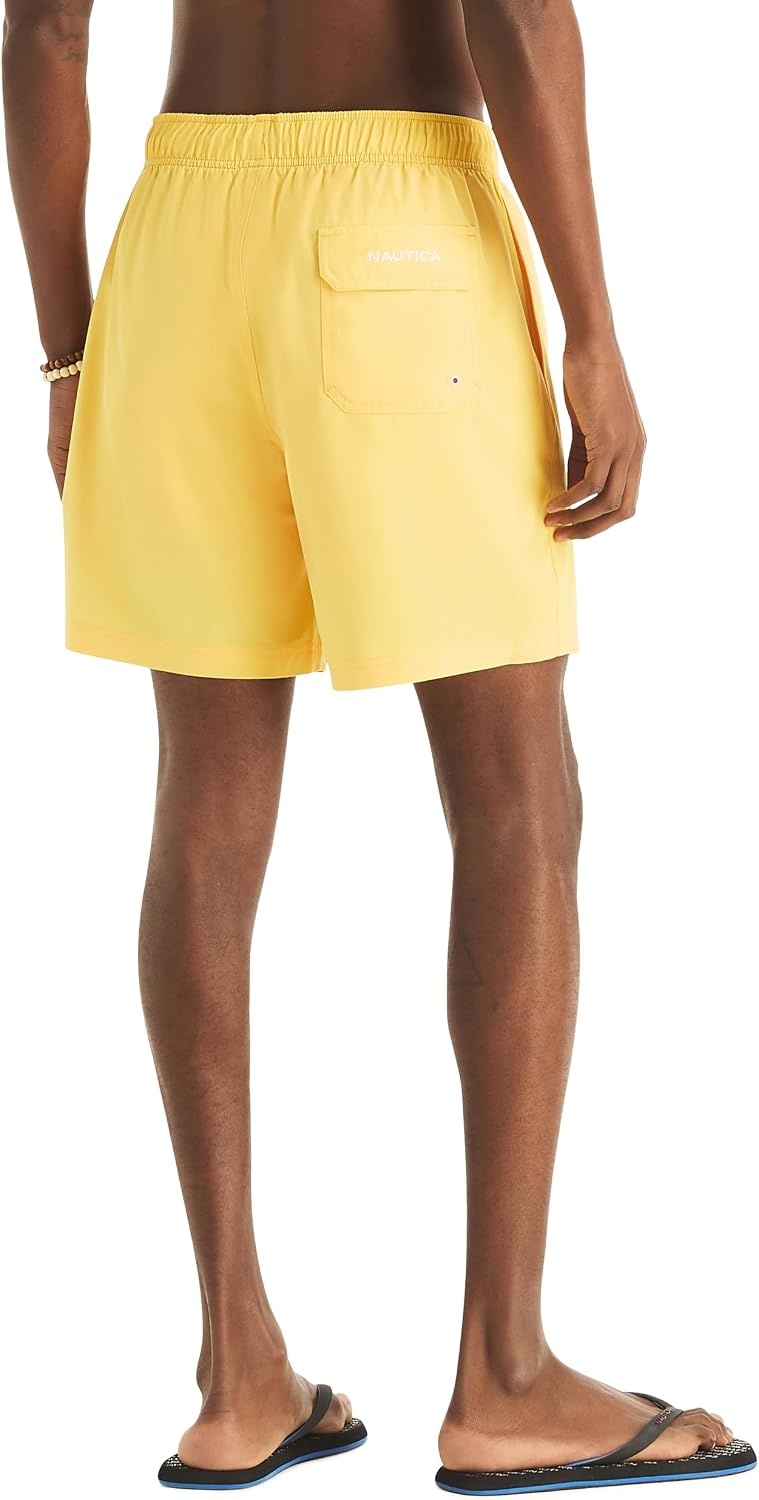 image:imageNautica Mens 7 Full Elastic Sleep ShortsLimoges