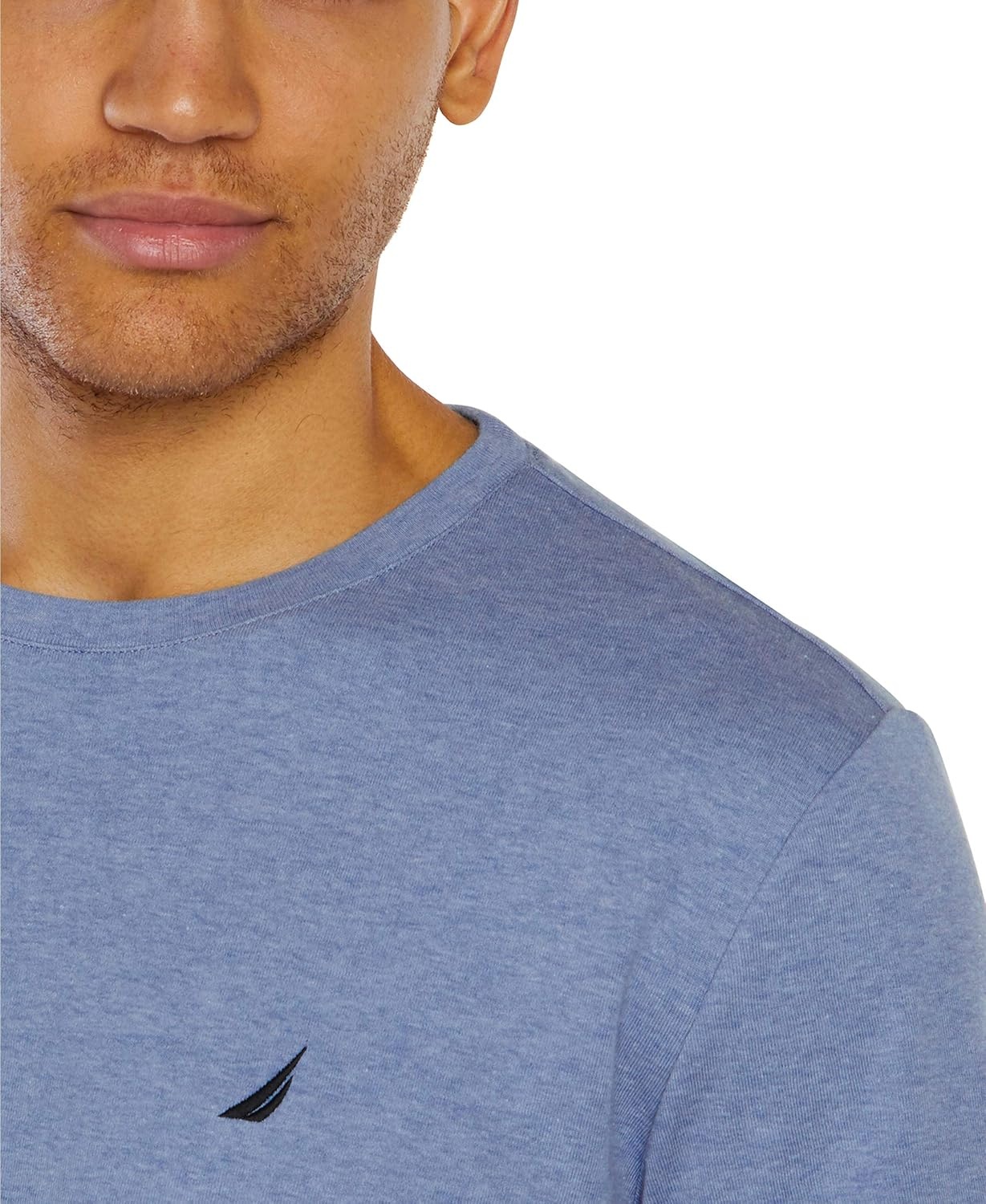 image:imageNautica Mens Striped Sleep TShirtMarina Blue Heather
