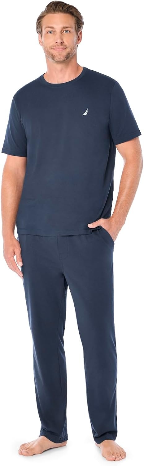 image:imageNautica Mens Striped Sleep TShirtMaritime Navy