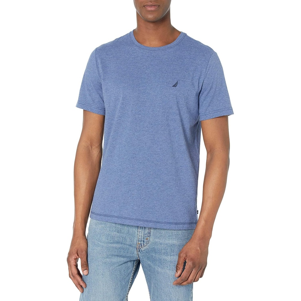 image:imageNautica Mens Striped Sleep TShirtBlue Indigo Heather