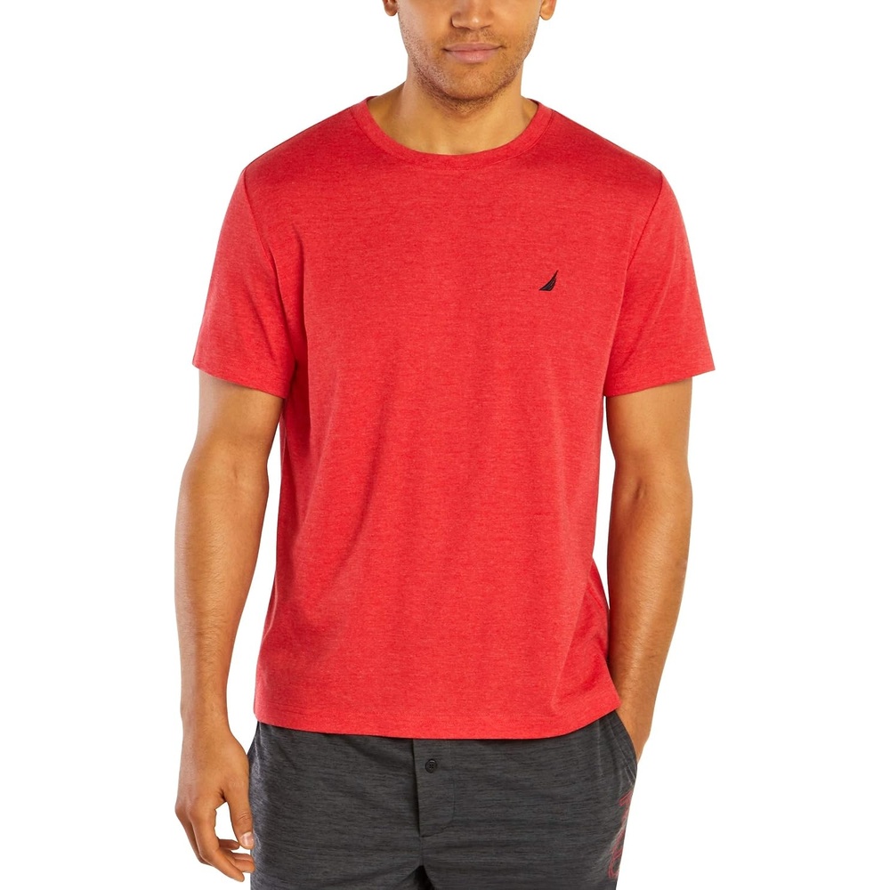 image:imageNautica Mens Striped Sleep TShirtMaritime Red