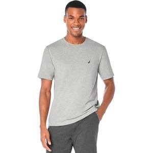 Nautica Men’s Striped Sleep T-Shirt(Grey Heather)