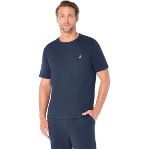 Nautica Men’s Striped Sleep T-Shirt(Maritime Navy)