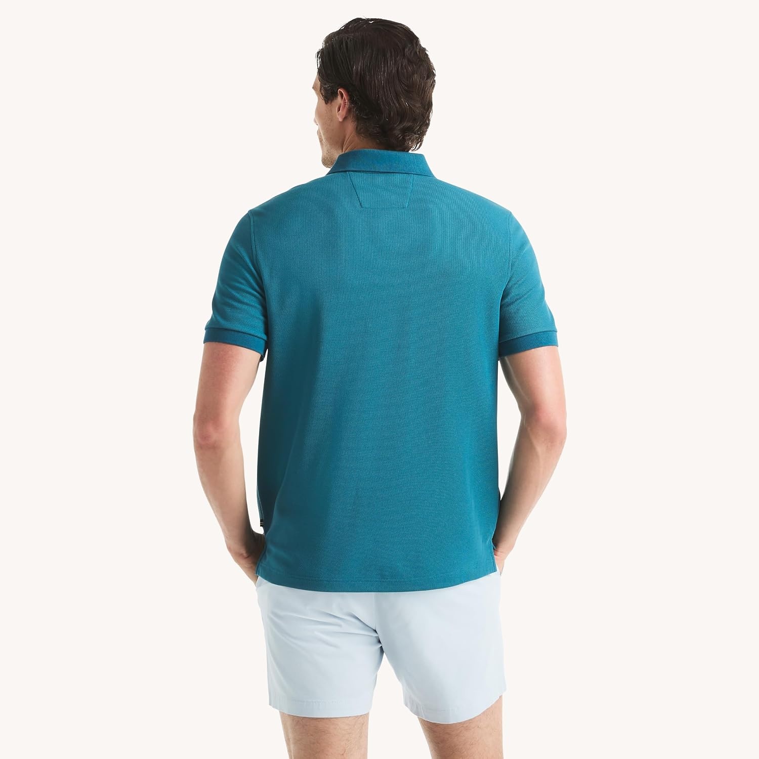 image:imageNautica Mens Classic Fit Deck Polo ShirtBlue Coral