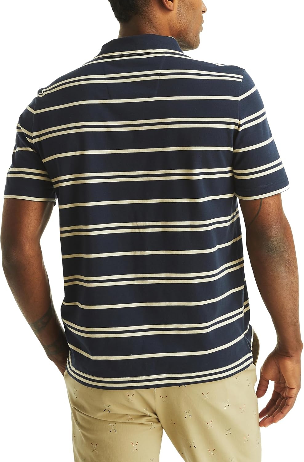 image:imageNautica Mens Short Sleeve Jersey PoloNavy Seas