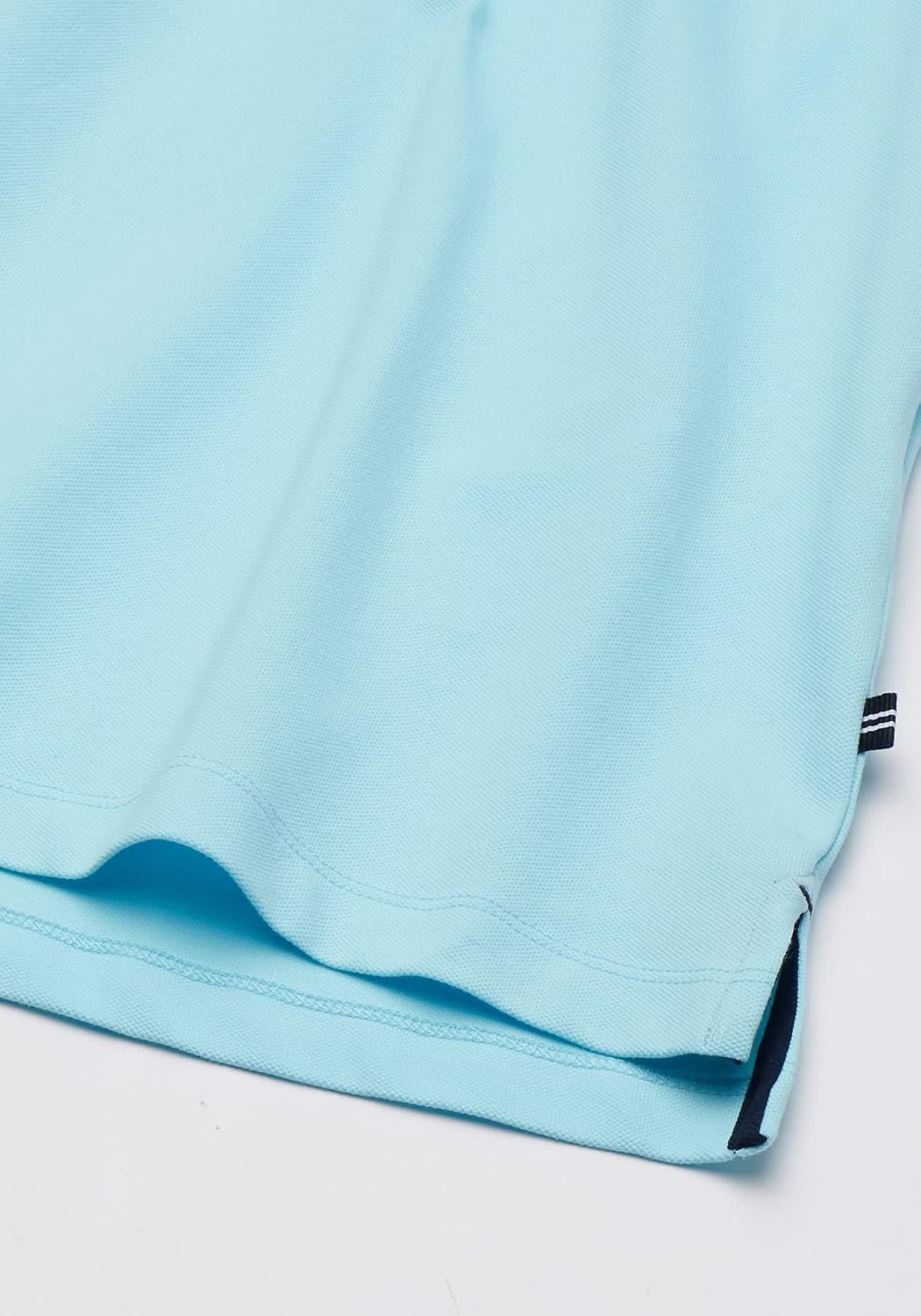 image:imageNautica Mens Short Sleeve Solid Stretch Cotton Pique Polo ShirtBright Aqua