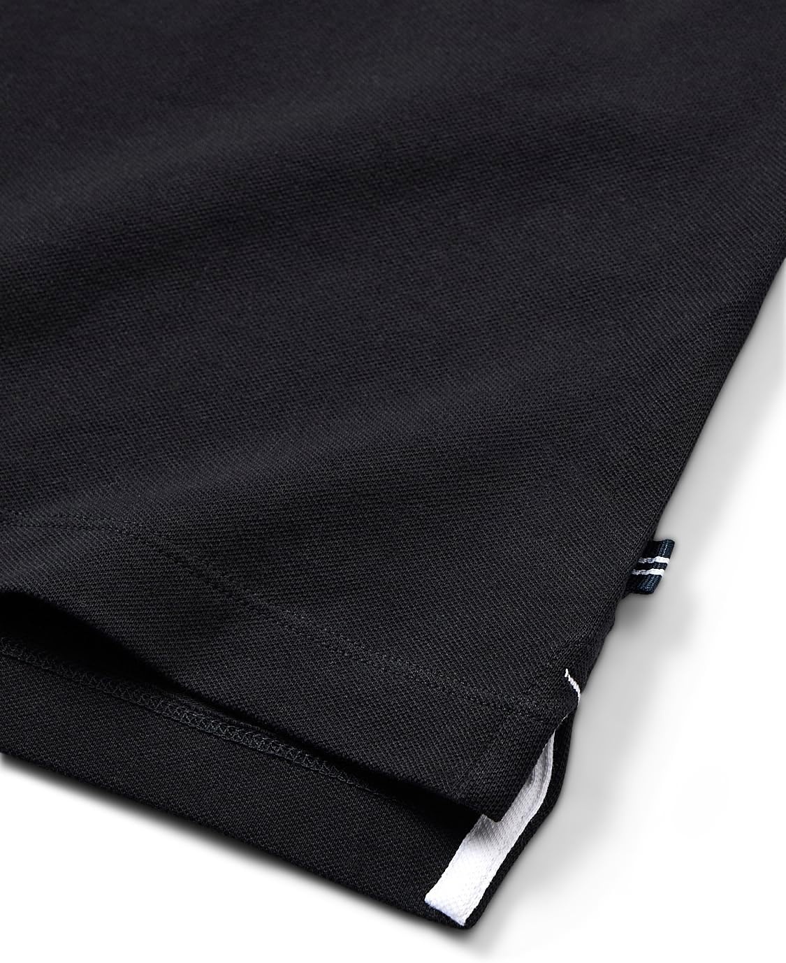 image:imageNautica Mens Short Sleeve Solid Stretch Cotton Pique Polo ShirtTrue Black