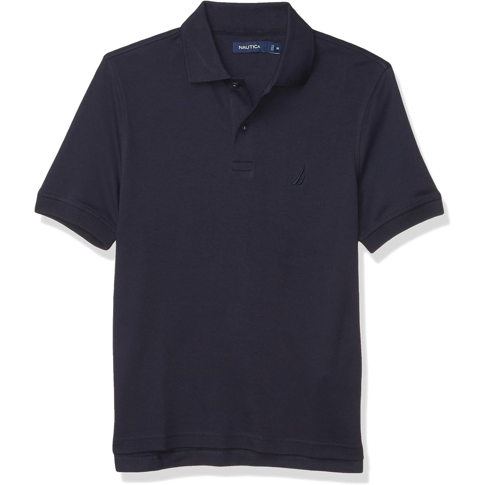 image:imageNautica Mens Mens Classic Fit Interlock PoloNavy