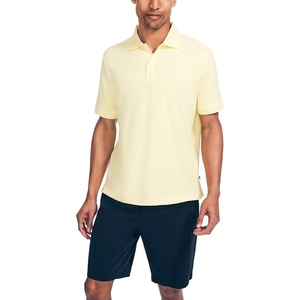 Nautica Men’s Men’s Classic Fit Interlock Polo(Corn)