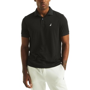 Nautica Men’s Nautica Classic Fit Performance Polo Shirt(True Black)