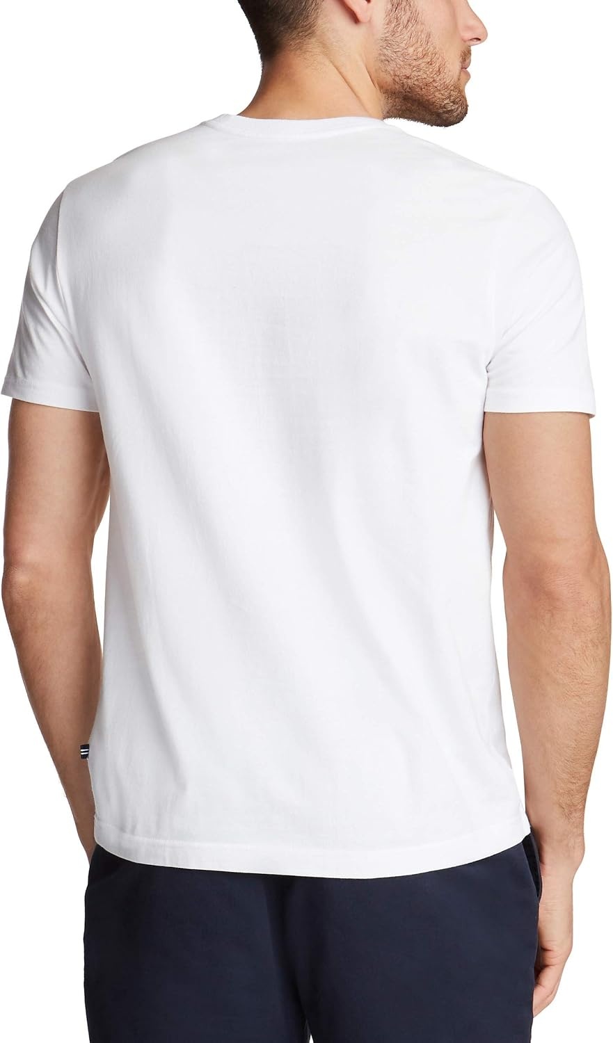 image:imageNautica Mens Short Sleeve 100 Cotton Nautical Series Graphic TeeBright WhiteBl