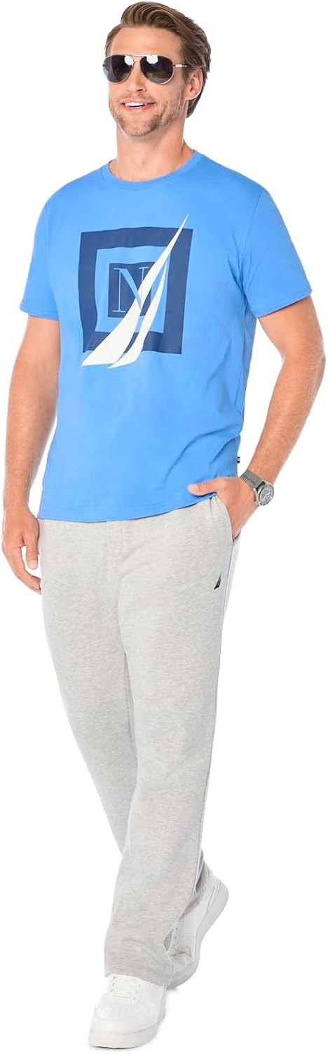 image:imageNautica Mens Short Sleeve 100 Cotton Nautical Series Graphic TeeRegatta