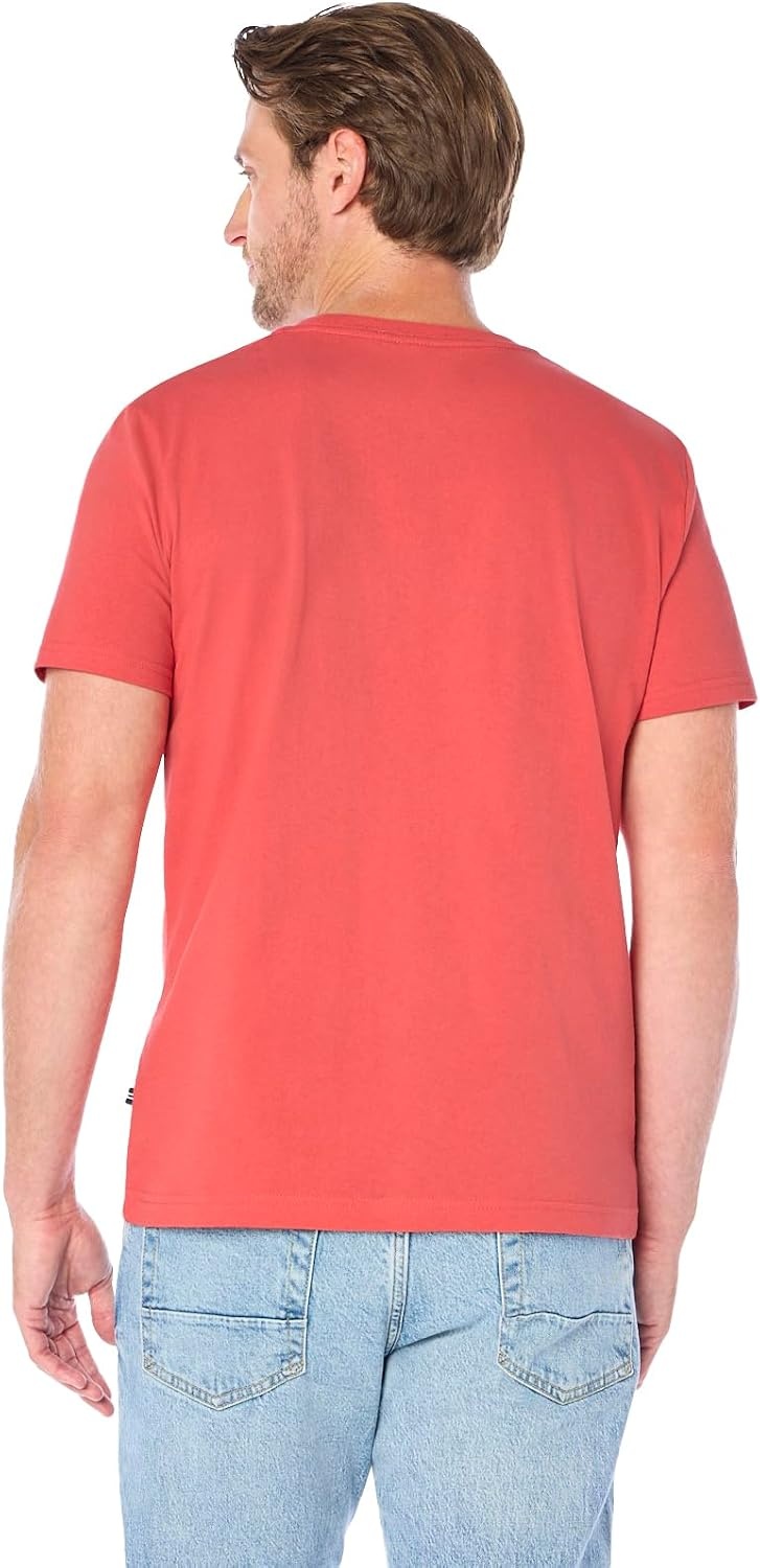 image:imageNautica Mens Short Sleeve 100 Cotton Nautical Series Graphic TeeSailor Red