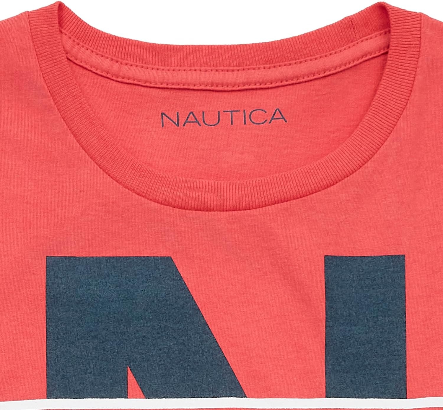 image:imageNautica Mens Short Sleeve 100 Cotton Nautical Series Graphic TeeSailor Red