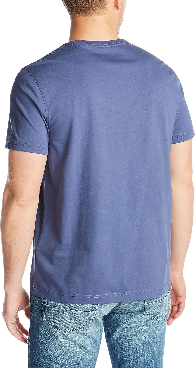image:imageNautica Mens Short Sleeve Solid Crew Neck TShirt ShirtBlue Indigo