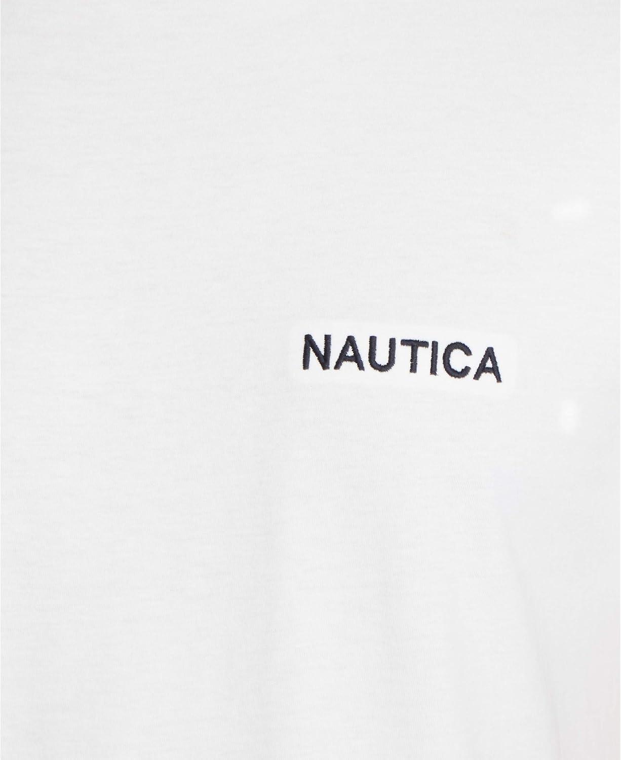 image:imageNautica Mens Short Sleeve Solid Crew Neck TShirt ShirtBright White Solid