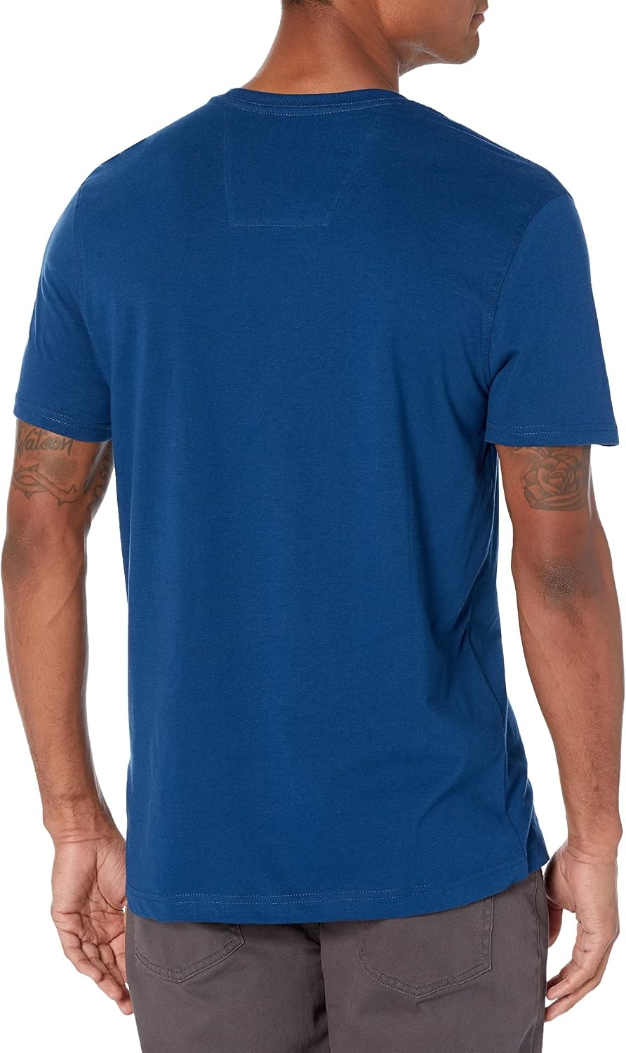 image:imageNautica Mens Short Sleeve Solid Crew Neck TShirt ShirtEstate Blue
