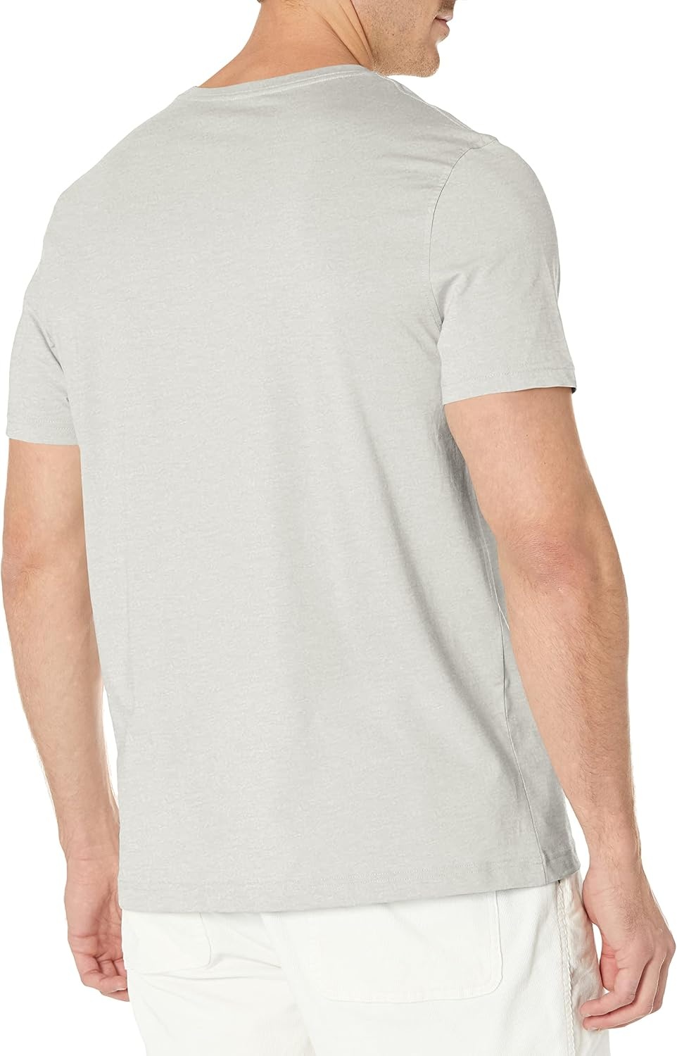 image:imageNautica Mens Short Sleeve Solid Crew Neck TShirt ShirtGrey Heather