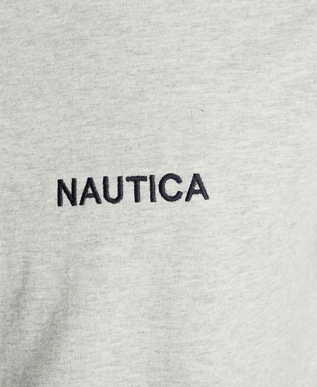 image:imageNautica Mens Short Sleeve Solid Crew Neck TShirt ShirtGrey Heather